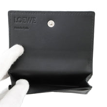 将图像加载到图库查看器中，LOEWE Anagram Business Card Holder BlackC660M97X05 Soft Grained Calf Leather
