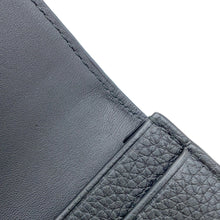 将图像加载到图库查看器中，LOEWE Anagram Business Card Holder BlackC660M97X05 Soft Grained Calf Leather

