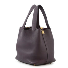 将图像加载到图库查看器中，HERMES Picotin Lock Cassis Taurillon Clemence Size MM
