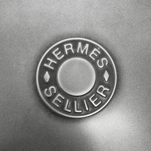 Load image into Gallery viewer, HERMES Grooming Box Silver/Brown Aluminum Wood
