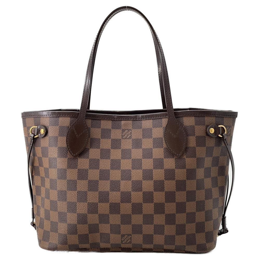 LOUIS VUITTON Neverfull RedN51109 Damier Ebene Canvas Size PM