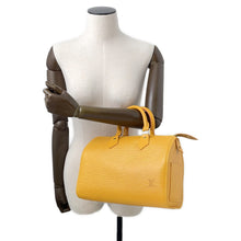 Load image into Gallery viewer, LOUIS VUITTON Speedy Tassili Yellow/PurpleM43019 Epi Leather Size 25
