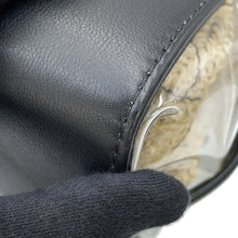 将图像加载到图库查看器中，CHANEL Matelasse 2-Way Tote Transparent/Black/BeigeAS0517 Plastics Leather Raffia
