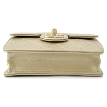 将图像加载到图库查看器中，CHANEL Matelasse Clear Pearl Shoulder Bag GoldAS0584 Goatskin Leather
