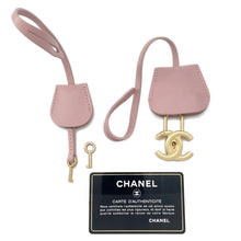 将图像加载到图库查看器中，CHANEL CCFiligree vanity bag Pink/MulticolorA93342 Tweed Leather Size Small
