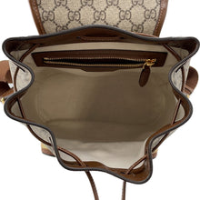 将图像加载到图库查看器中，GUCCI Interlocking G GG Supreme Backpack Beige/Brown674147 PVC Leather
