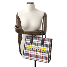 将图像加载到图库查看器中，GUCCI Embroidery Tote Bag Multicolor659983 Canvas Leather Size Small
