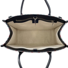 将图像加载到图库查看器中，GUCCI Embroidery Tote Bag Multicolor659983 Canvas Leather Size Small
