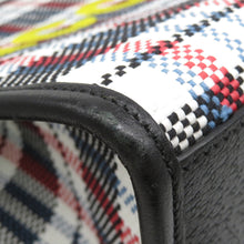 将图像加载到图库查看器中，GUCCI Embroidery Tote Bag Multicolor659983 Canvas Leather Size Small
