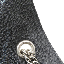 将图像加载到图库查看器中，BALENCIAGA Graffiti ChainShoulder Black/Blue526682 Leather
