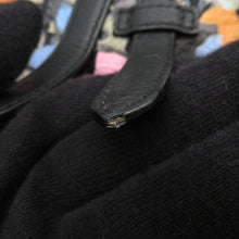 将图像加载到图库查看器中，Dior Oblique Saddlebag by Alex Foxton Navy/Multicolor Canvas Leather
