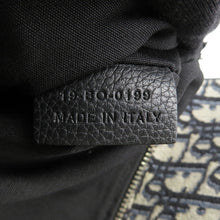 将图像加载到图库查看器中，Dior Oblique Saddlebag by Alex Foxton Navy/Multicolor Canvas Leather
