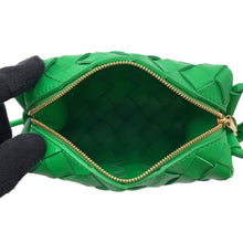 将图像加载到图库查看器中，Bottega Veneta Candy Loop Shoulder Bag Green680254 Leather
