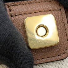 Load image into Gallery viewer, BALLY TRAPEZE SOFT Emblem One Shoulder Bag Brown6307157 Leather
