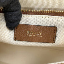 Load image into Gallery viewer, BALLY TRAPEZE SOFT Emblem One Shoulder Bag Brown6307157 Leather
