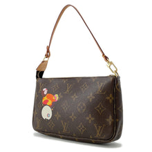 将图像加载到图库查看器中，LOUIS VUITTON Pochette Accessoires BrownM51981 Monogram Panda Takashi Murakami
