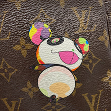 将图像加载到图库查看器中，LOUIS VUITTON Pochette Accessoires BrownM51981 Monogram Panda Takashi Murakami
