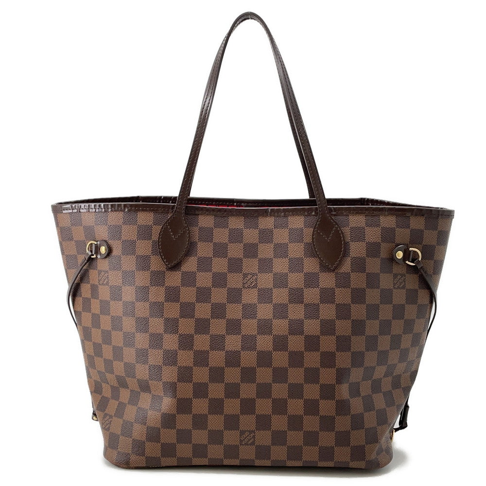LOUIS VUITTON Neverfull CeriseN41358 Damier Ebene Canvas Size MM