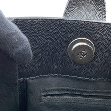 将图像加载到图库查看器中，CHANEL Deauville Chain Tote Shopping Bag BlackA57069 Caviar Leather Size GM
