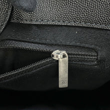 将图像加载到图库查看器中，CHANEL Deauville Chain Tote Shopping Bag BlackA57069 Caviar Leather Size GM
