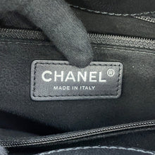 将图像加载到图库查看器中，CHANEL Deauville Chain Tote Shopping Bag BlackA57069 Caviar Leather Size GM

