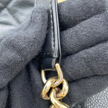 将图像加载到图库查看器中，CHANEL Top handle 2way Chain Shoulder Black Caviar Leather
