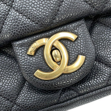将图像加载到图库查看器中，CHANEL Top handle 2way Chain Shoulder Black Caviar Leather
