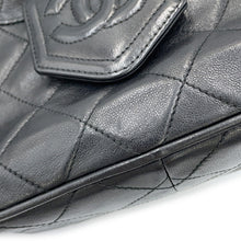 将图像加载到图库查看器中，CHANEL Matelasse ChainShoulder Fringe Black Lambskin
