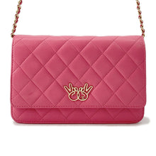 将图像加载到图库查看器中，CHANEL Double piece Chain wallet PinkA33814 Lambskin
