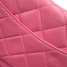 将图像加载到图库查看器中，CHANEL Double piece Chain wallet PinkA33814 Lambskin
