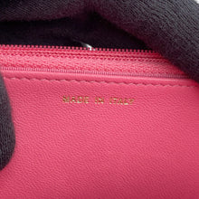 将图像加载到图库查看器中，CHANEL Double piece Chain wallet PinkA33814 Lambskin
