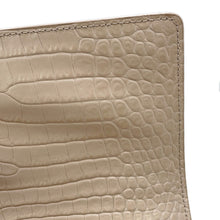 将图像加载到图库查看器中，SAINT LAURENT PARIS Sunset ChainShoulder Jasmin Flower442906 Croco embossed leather Size Medium
