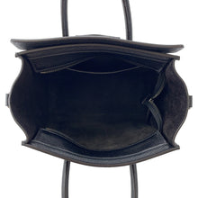 将图像加载到图库查看器中，CELINE Luggage shopper Black189243 Leather Size Nano
