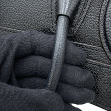 将图像加载到图库查看器中，CELINE Luggage shopper Black189243 Leather Size Nano
