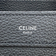 将图像加载到图库查看器中，CELINE Luggage shopper Black189243 Leather Size Nano
