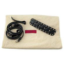 将图像加载到图库查看器中，Valentino Garavani VLTN Logo Rock Studded Backpack BlackRW2B0B63XQC Leather
