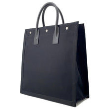 Load image into Gallery viewer, SAINT LAURENT PARIS Rive Gauche Tote Bag Black632539 Canvas
