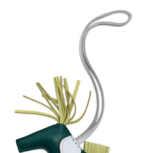 将图像加载到图库查看器中，HERMES Rodeo Malachite/Jaune Bourgeon/Blue Brume Lambskin Size PM
