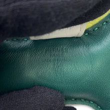 将图像加载到图库查看器中，HERMES Rodeo Malachite/Jaune Bourgeon/Blue Brume Lambskin Size PM
