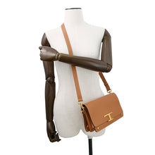 将图像加载到图库查看器中，TOD’S TTimeless Shoulder Bag BrownXBWTSIN0100ROR9998 Leather Size Mini
