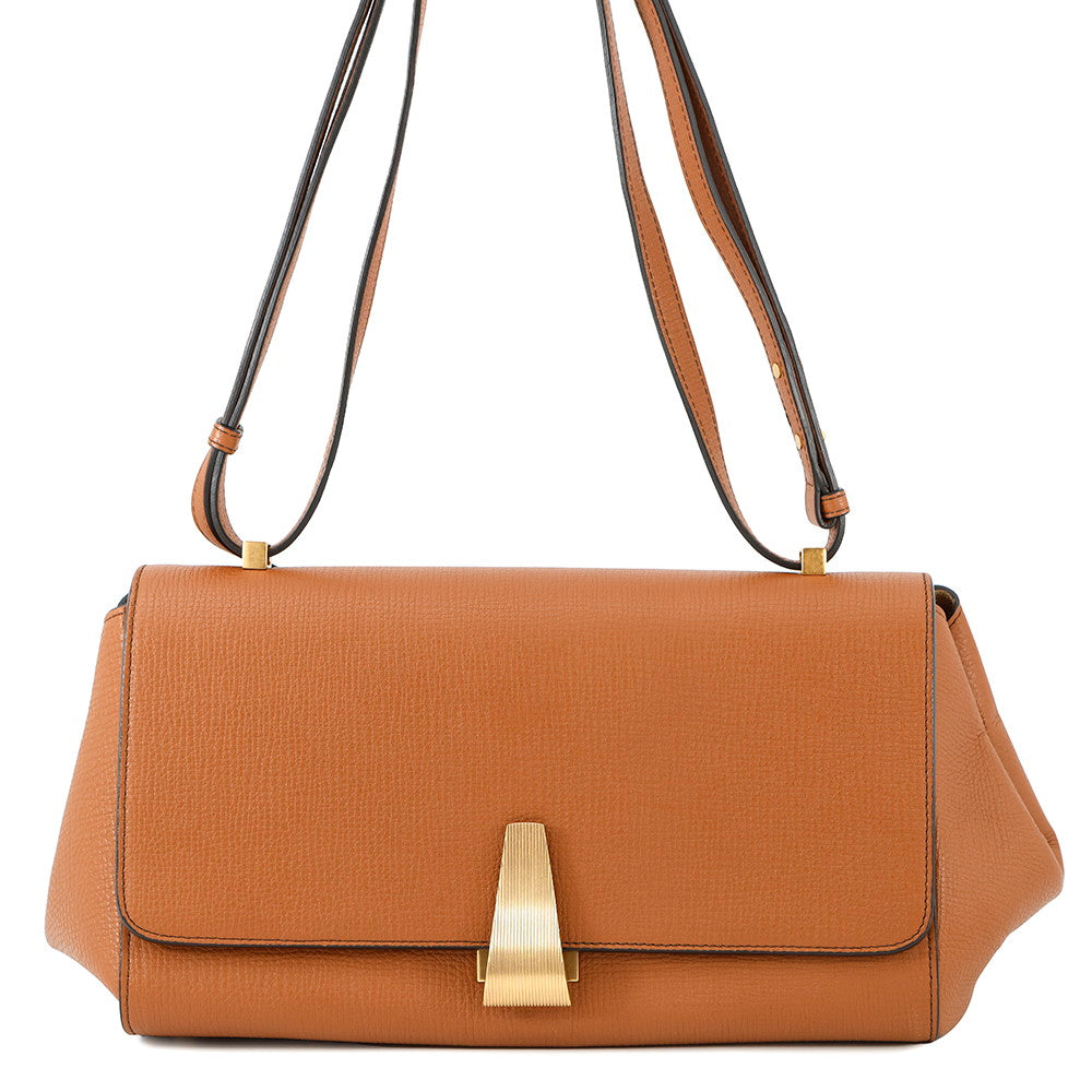 Bottega Veneta Angle Palmellato Shoulder Bag Camel576143 Leather
