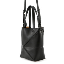 Load image into Gallery viewer, LOEWE Puzzlefold Handbag BlackA657V25X01 Leather Size Mini
