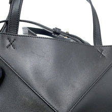 Load image into Gallery viewer, LOEWE Puzzlefold Handbag BlackA657V25X01 Leather Size Mini
