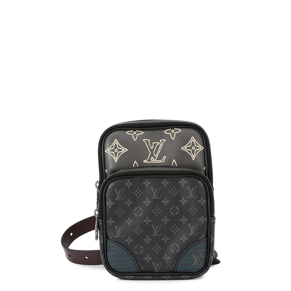 LOUIS VUITTON Amazon sling bag NoirM45439 Monogram Eclipse