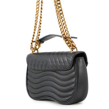 将图像加载到图库查看器中，LOUIS VUITTON New Wave ChainBag NoirM51498 Calf Leather Size MM
