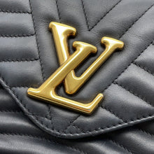 将图像加载到图库查看器中，LOUIS VUITTON New Wave ChainBag NoirM51498 Calf Leather Size MM
