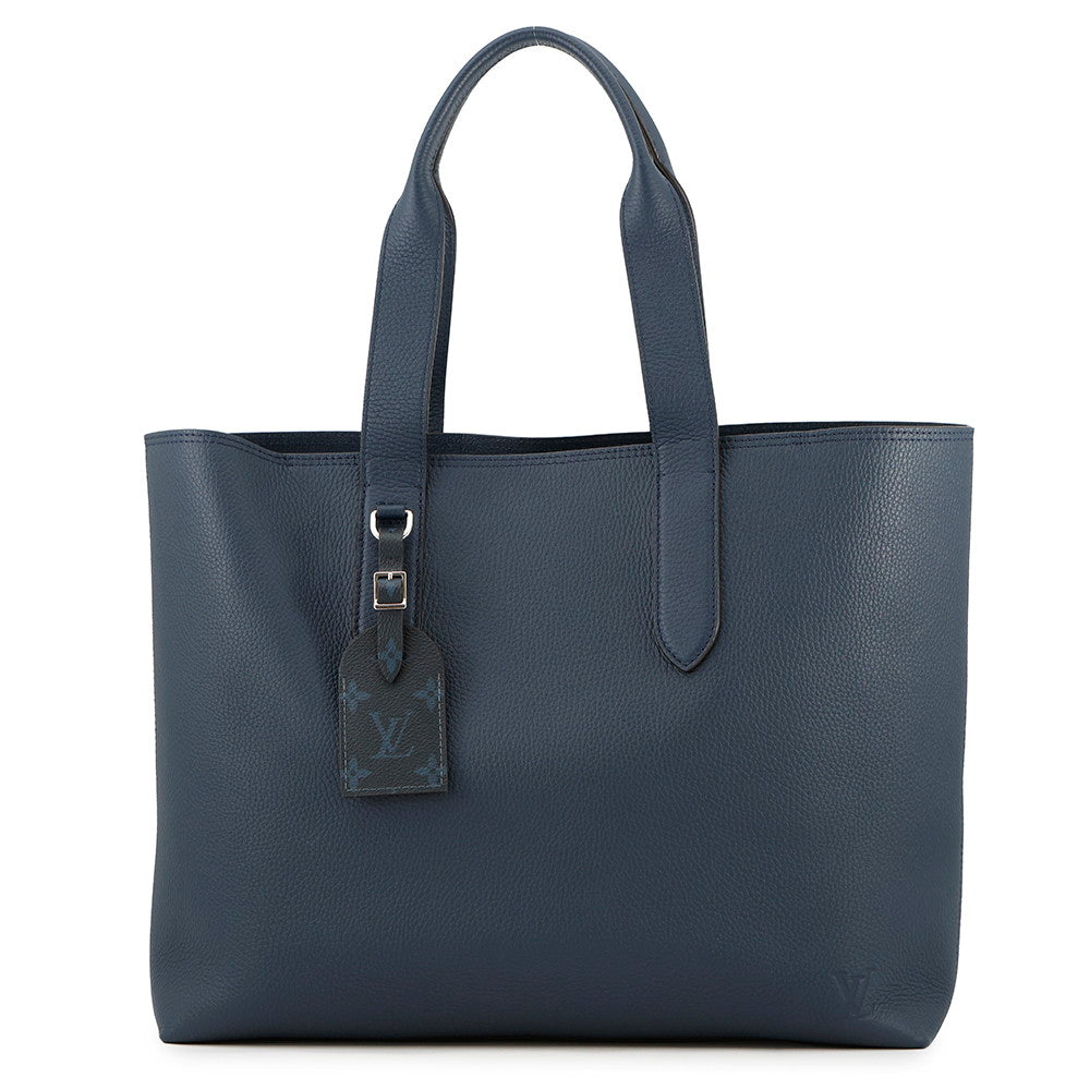 LOUIS VUITTON Cabas Voyage NV NavyM53240 Taurillon Leather