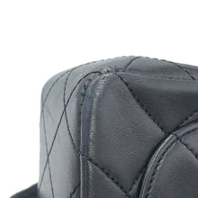 Load image into Gallery viewer, CHANEL Matelasse ChainShoulder Bag Black/White Lambskin Size 18
