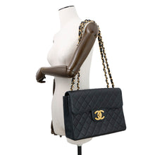 Load image into Gallery viewer, CHANEL Matelasse ChainShoulder Bag 30 NavyA04412 Lambskin Size 30
