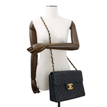 Load image into Gallery viewer, CHANEL Matelasse ChainShoulder Bag 30 NavyA04412 Lambskin Size 30
